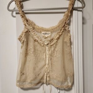 Ralph Lauren Lace Embroidered Camisole